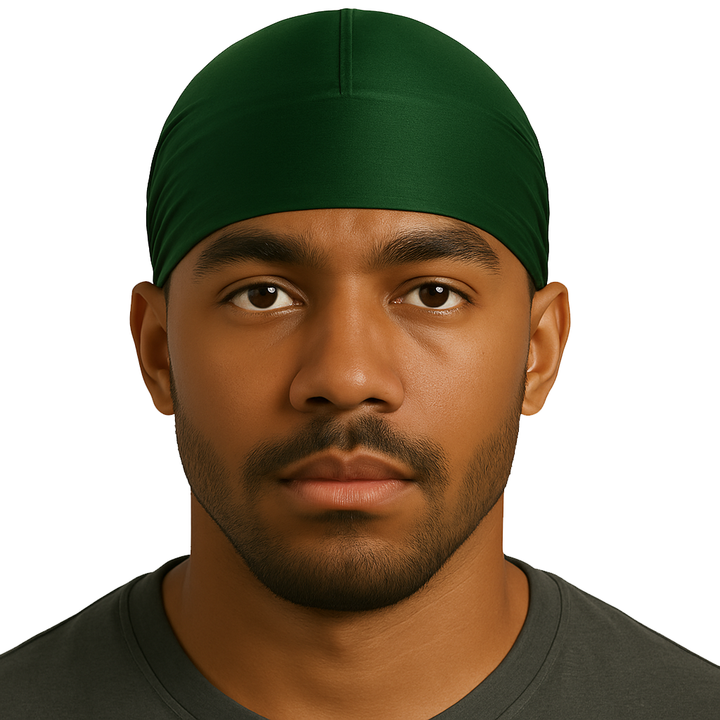 Green Silky Durag
