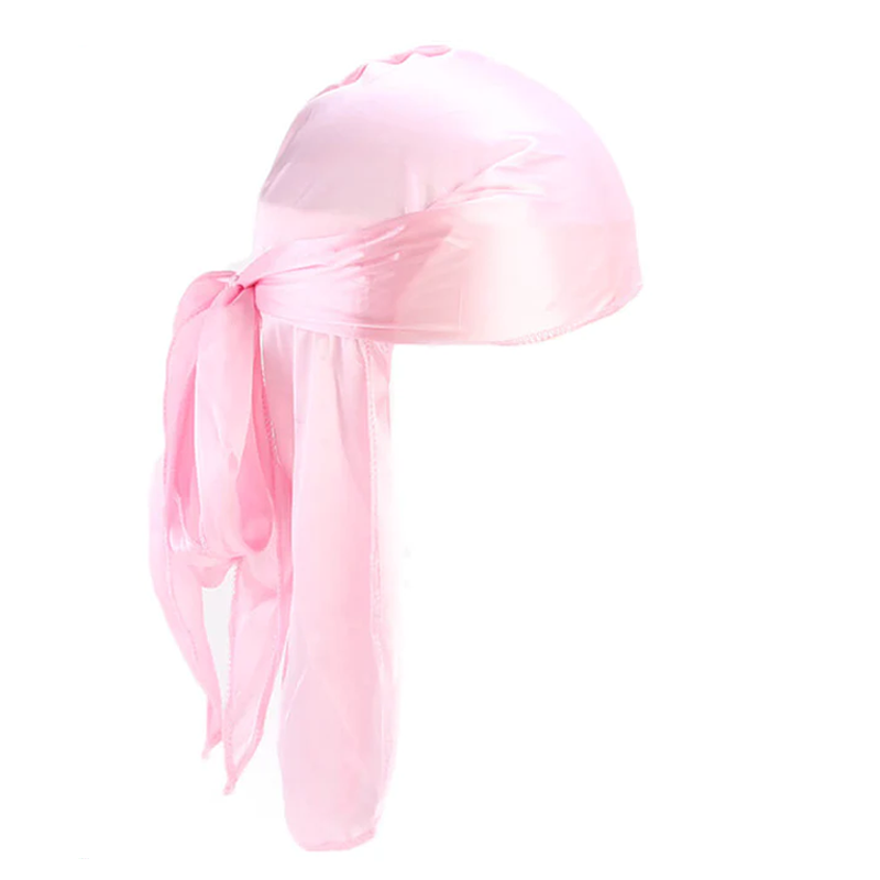 Kids Pink Silky Durag