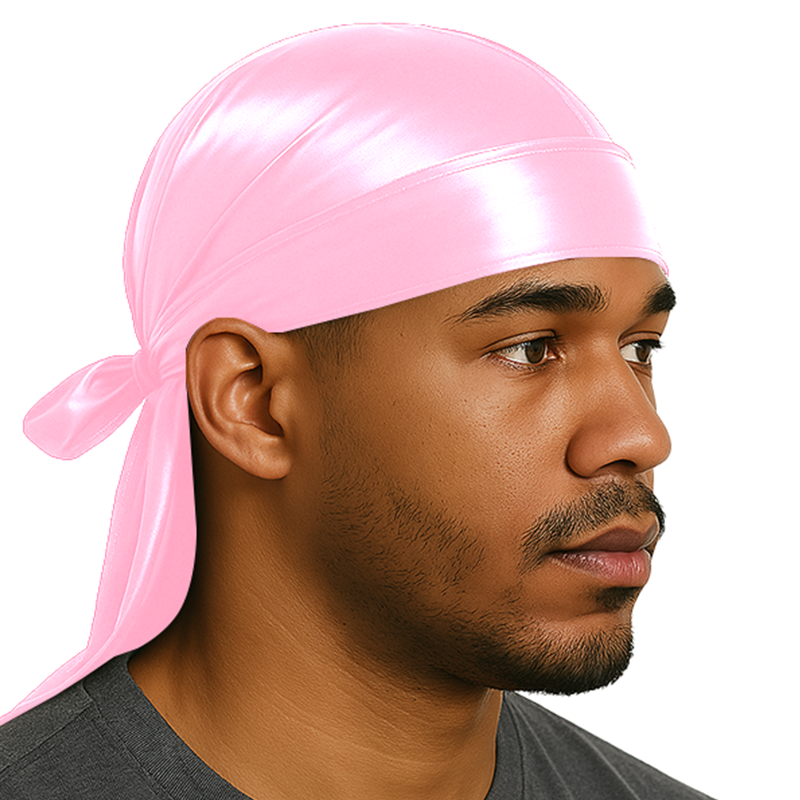 Pink Silky Durag