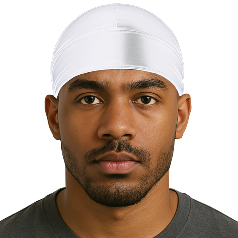 White Silky Durag