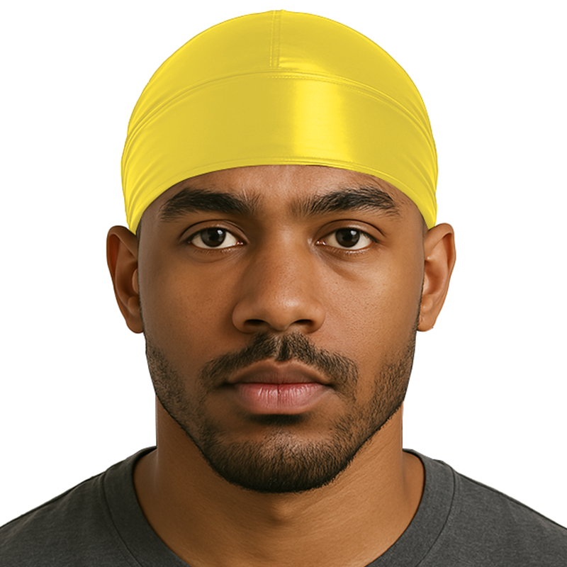 Yellow Silky Durag