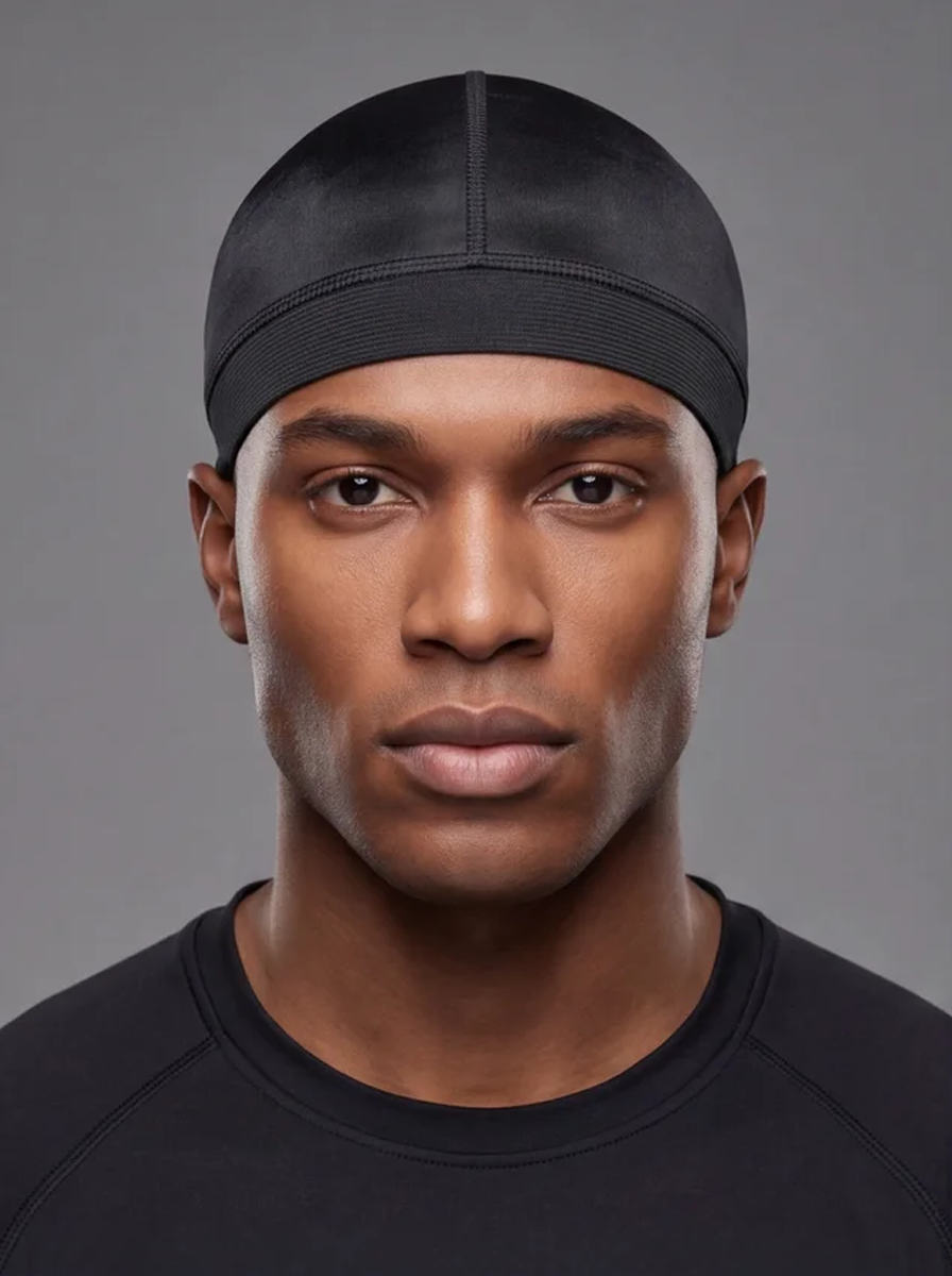 Black Skull Cap