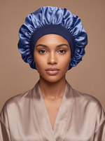 Blue Silky Bonnet