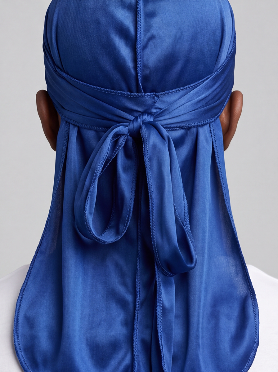 Blue Satin Durag