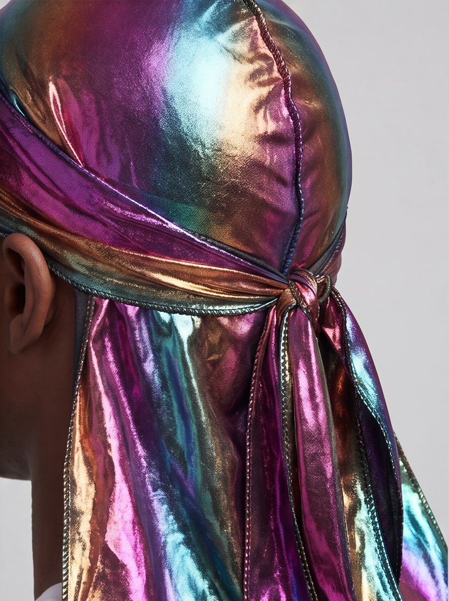 Multicoloured Holographic Durag