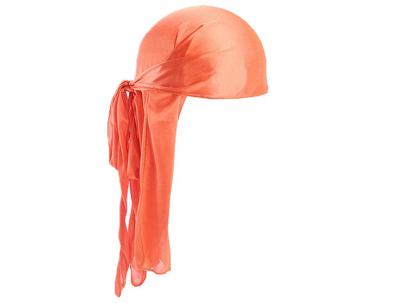 Kids Orange Silky Durag