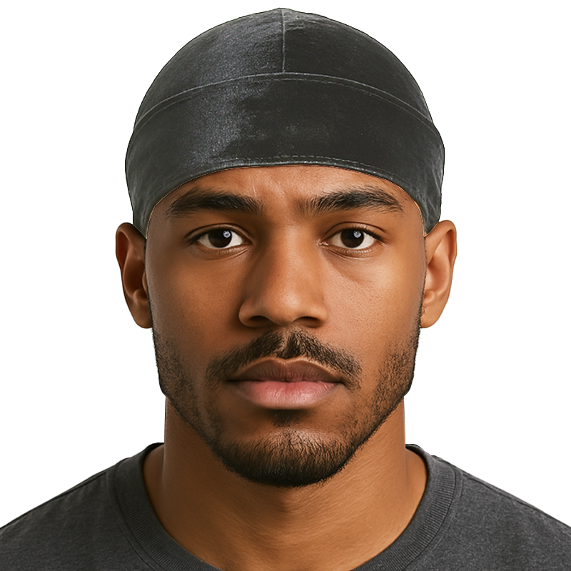 Grey Velvet Durag