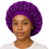 Purple Silky Bonnet
